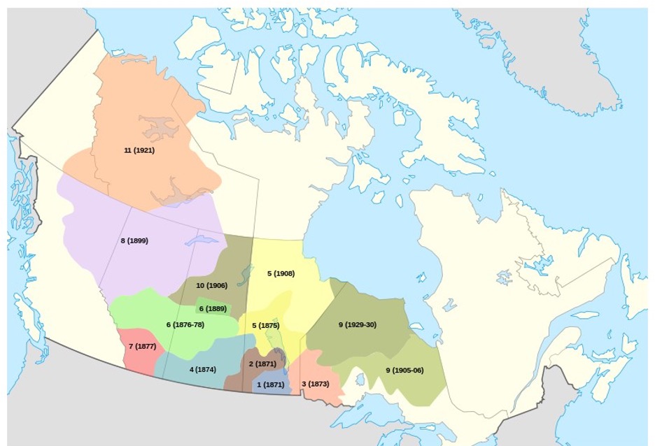 The map of Canada image from the example used in the above text.